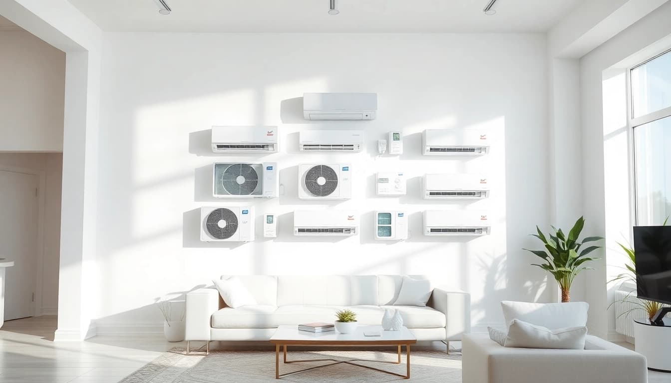 Enhance comfort with a sleek mini split ac unit in a modern indoor space.