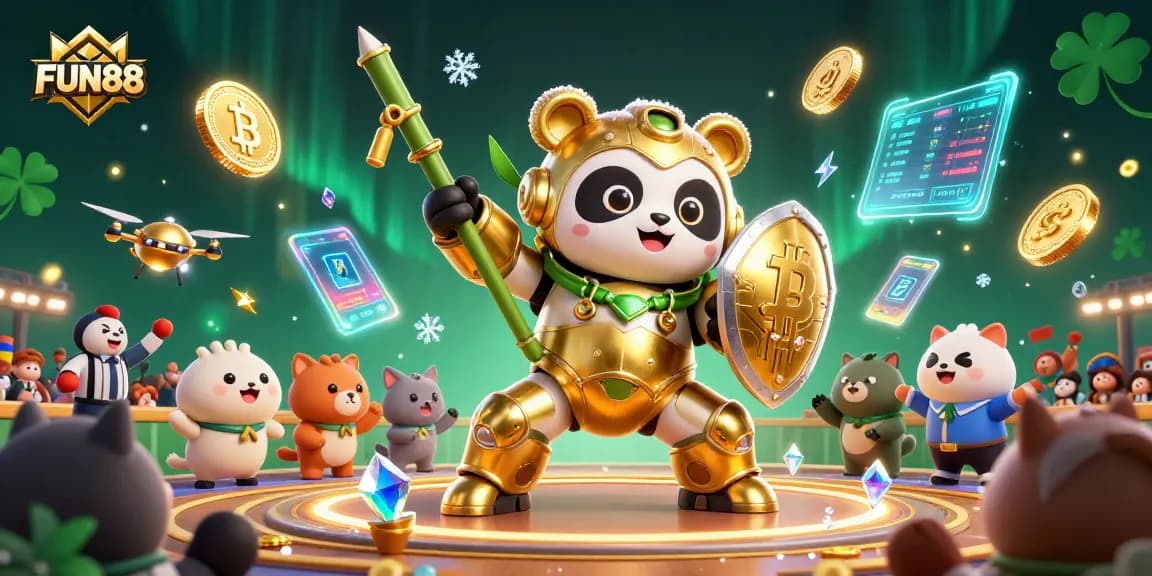 Experience exciting gameplay at FUN88 with dynamic 3D casino elements and vibrant graphics.