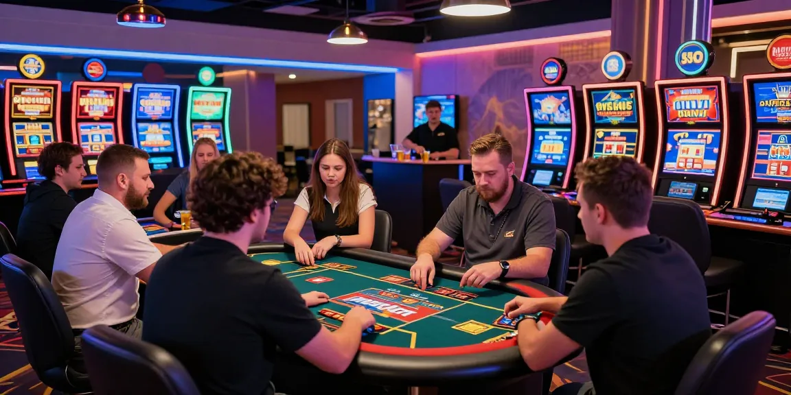 Players exploring credit card casinos with exciting game options and vibrant atmosphere in 2026.